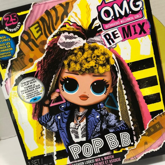 LOL Surprise OMG Remix Pop B.B Fashion Doll 25 Surprises w/ Music NEW 567257E7C - Picture 1 of 5